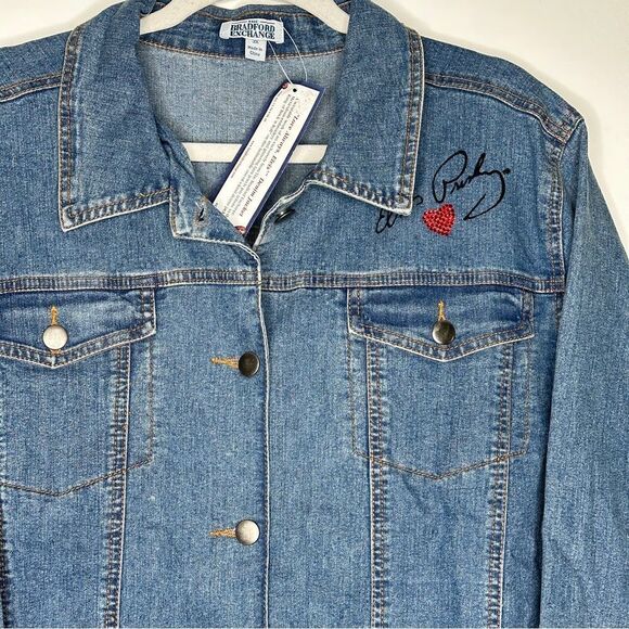 The Bradford Exchange Elvis Presley Denim Jacket - Picture 2 of 13